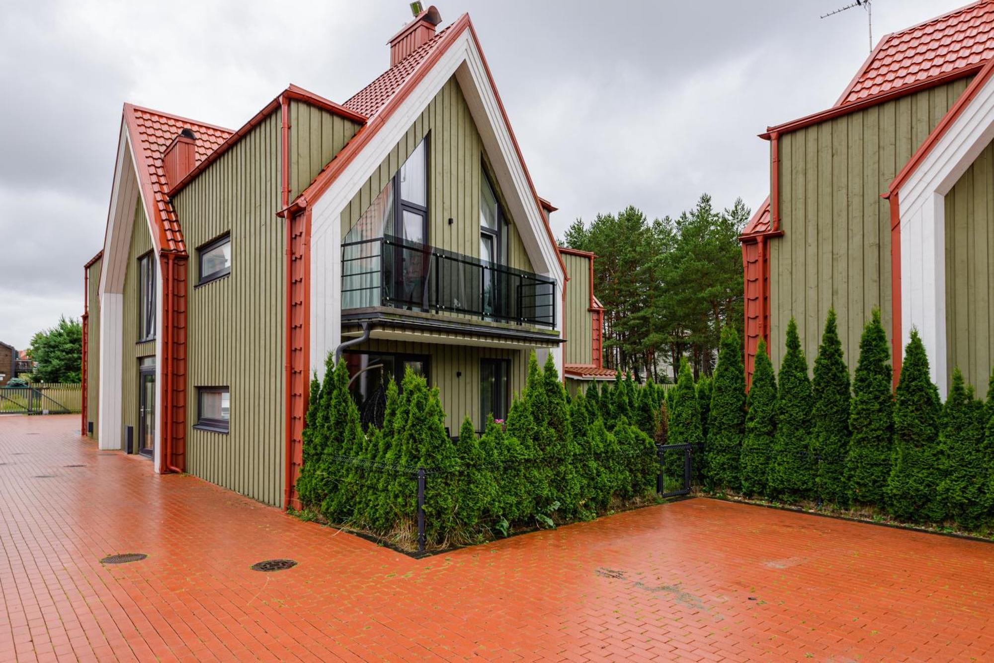 Zalia Kopa Apartamentai Salia Juros Palanga Exterior foto