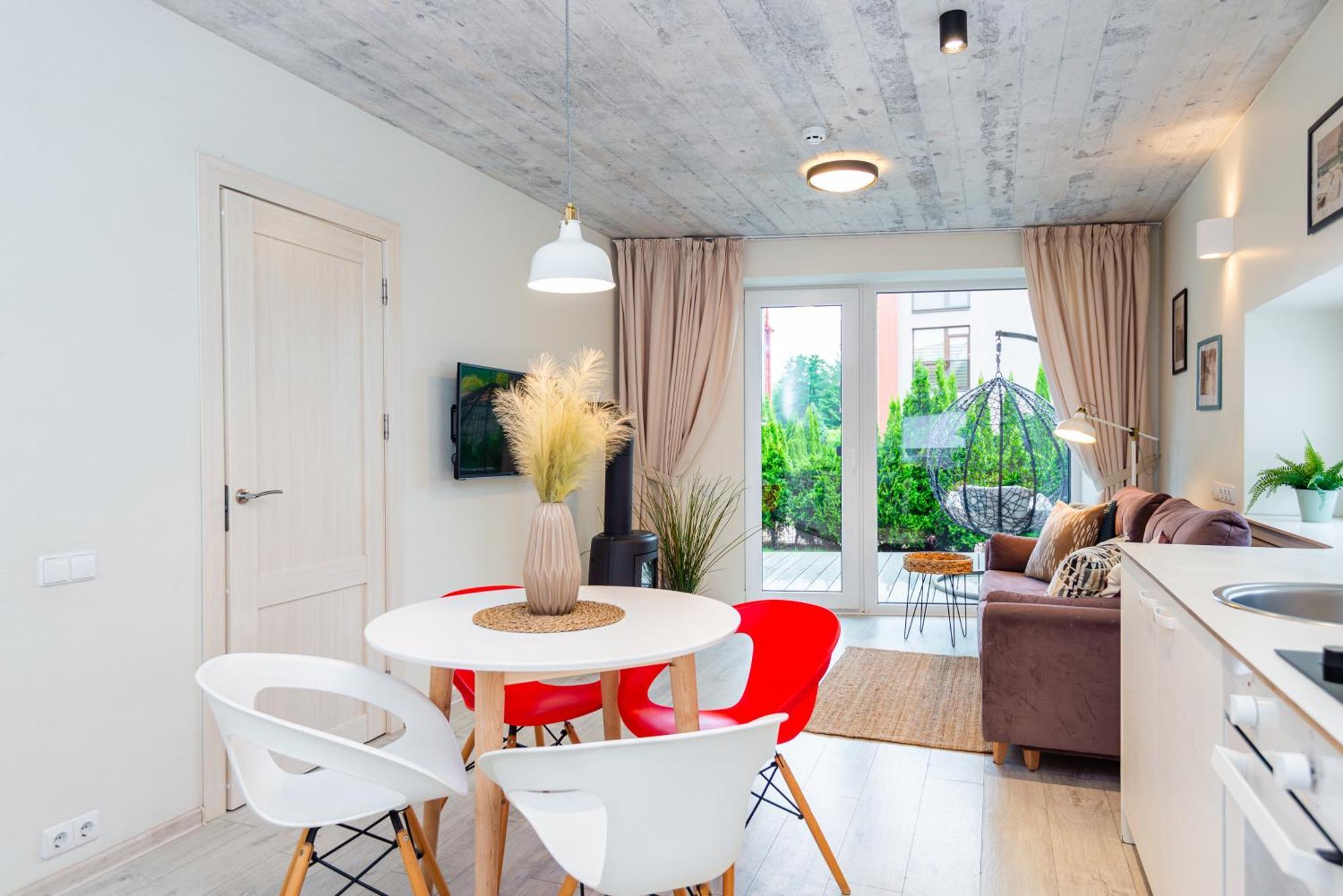 Zalia Kopa Apartamentai Salia Juros Palanga Exterior foto