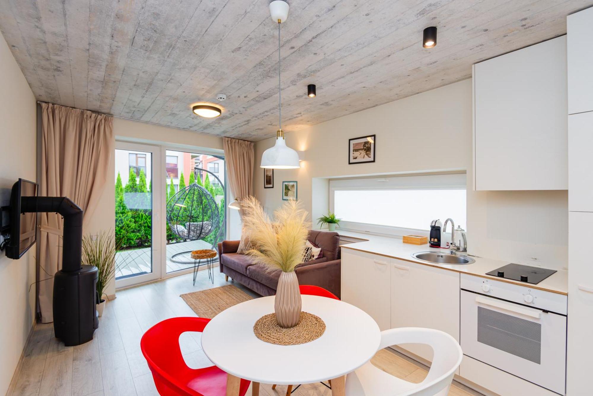 Zalia Kopa Apartamentai Salia Juros Palanga Exterior foto
