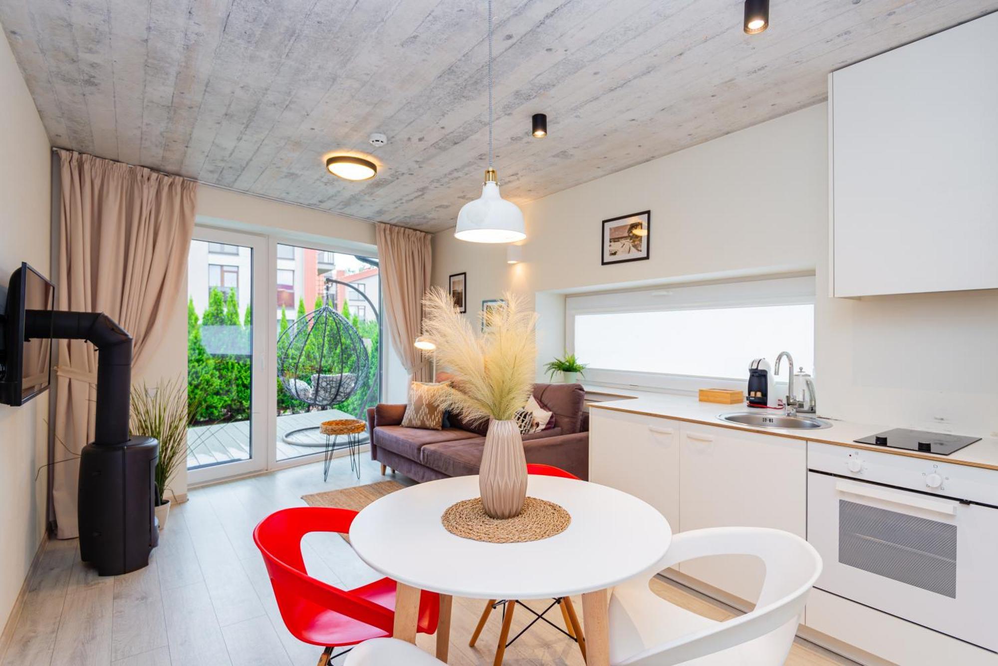 Zalia Kopa Apartamentai Salia Juros Palanga Exterior foto